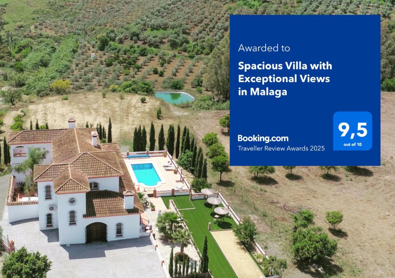 Spacious Villa With Exceptional Views In Malaga Casarabonela Ngoại thất bức ảnh